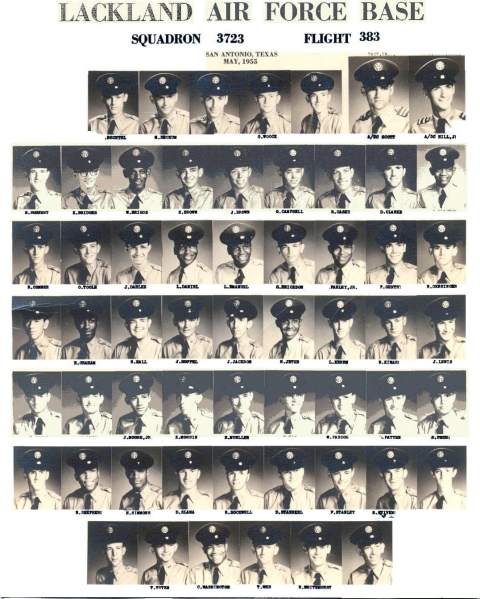 1955,Lackland AFB,Squadron 3723,Flight 383