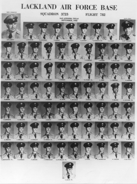 1955,Lackland AFB,Squadron 3723,Flight 782