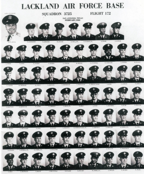 1955,Lackland AFB,Squadron 3725,Flight 172
