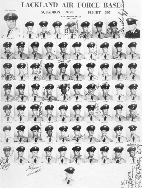 1955,Lackland AFB,Squadron 3725,Flight 307