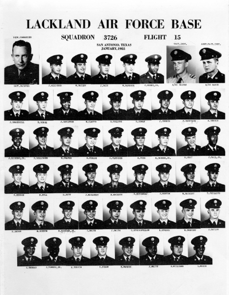 1955,Lackland AFB,Squadron 3726,Flight 15