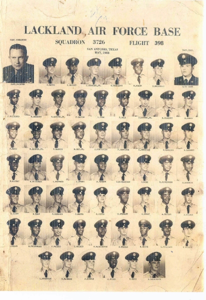 1955,Lackland AFB,Squadron 3726,Flight 398