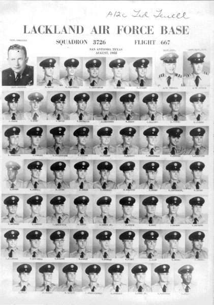1955,Lackland AFB,Squadron 3726,Flight 667