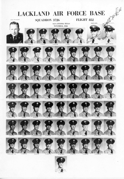 1955,Lackland AFB,Squadron 3726,Flight 852
