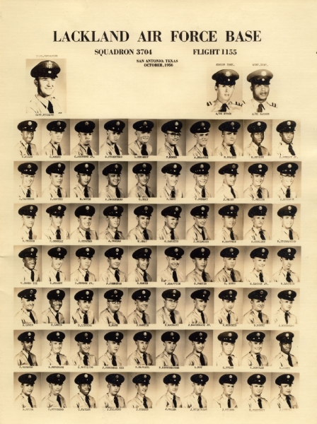 1956,Lackland AFB,Squadron 3704,Flight 1155