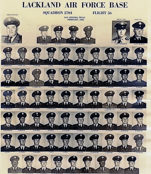 1956,Lackland AFB,Squadron 3704,Flight 56