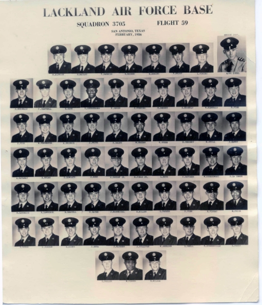 1956,Lackland AFB,Squadron 3705,Flight 59