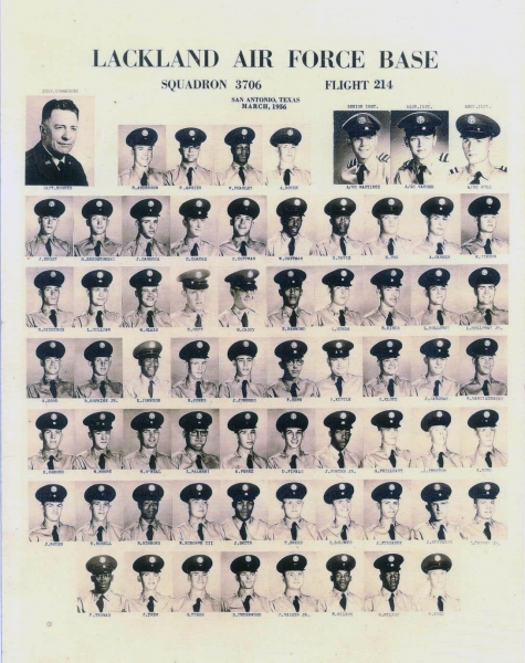 1956,Lackland AFB,Squadron 3706,Flight 214