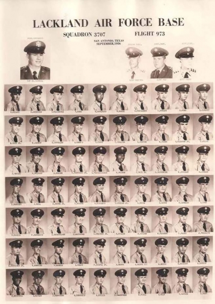 1956,Lackland AFB,Squadron 3707,Flight 973