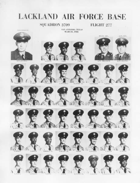 1956,Lackland AFB,Squadron 3709,Flight 277