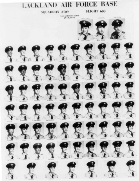 1956,Lackland AFB,Squadron 3709,Flight 608