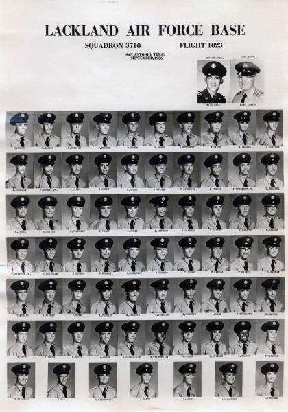 1956,Lackland AFB,Squadron 3710,Flight 1023
