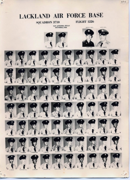1956,Lackland AFB,Squadron 3710,Flight 1226