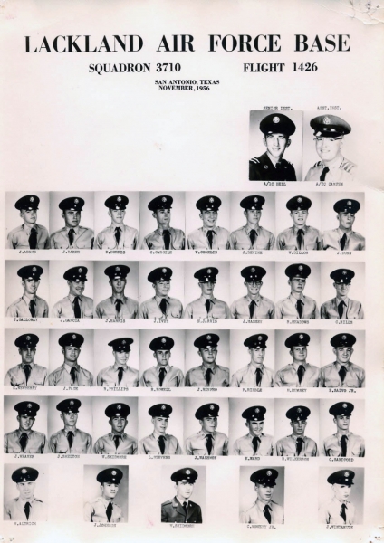 1956,Lackland AFB,Squadron 3710,Flight 1426