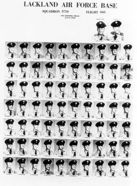 1956,Lackland AFB,Squadron 3710,Flight 645