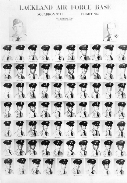 1956,Lackland AFB,Squadron 3711,Flight 967