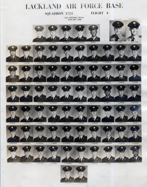 1956,Lackland AFB,Squadron 3724,Flight 4