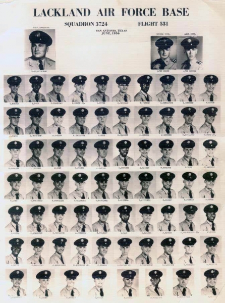 1956,Lackland AFB,Squadron 3724,Flight 531