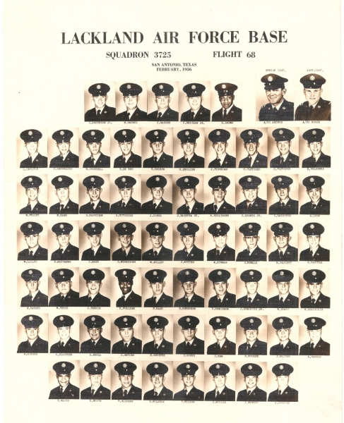 1956,Lackland AFB,Squadron 3725,Flight 68