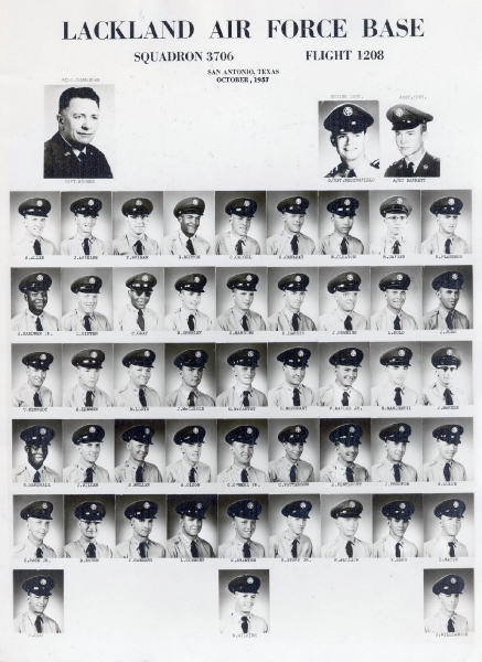 1957,Lackland AFB,Squadron 3706,Flight 1208