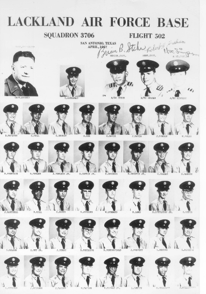 1957,Lackland AFB,Squadron 3706,Flight 502