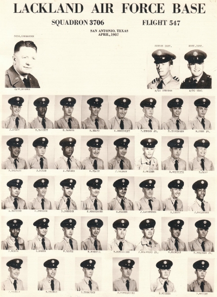 1957,Lackland AFB,Squadron 3706,Flight 547