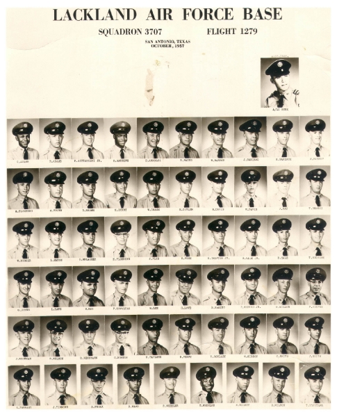 1957,Lackland AFB,Squadron 3707,Flight 1279