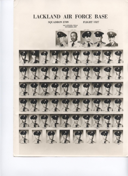 1957,Lackland AFB,Squadron 3709,Flight 1327