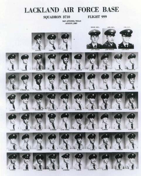 1957,Lackland AFB,Squadron 3710,Flight 999