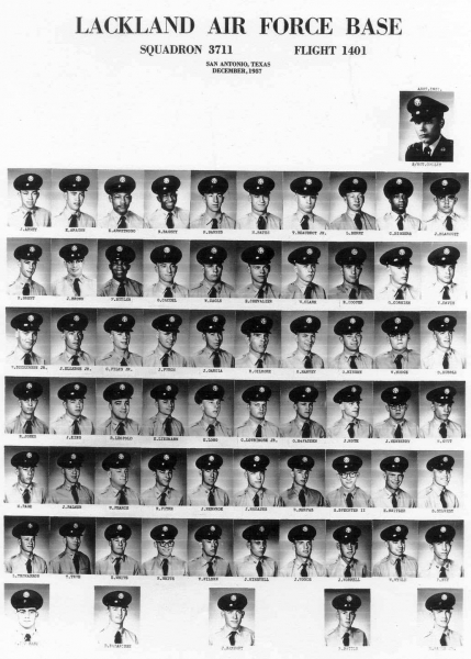 1957,Lackland AFB,Squadron 3711,Flight 1401