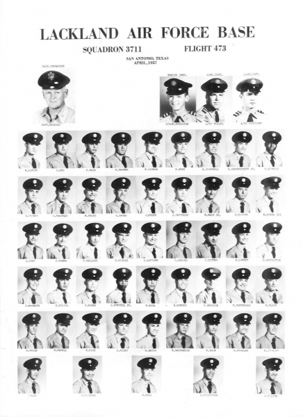1957,Lackland AFB,Squadron 3711,Flight 473