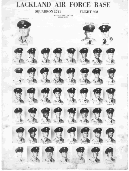 1957,Lackland AFB,Squadron 3711,Flight 602