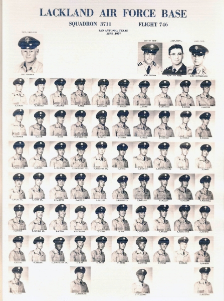 1957,Lackland AFB,Squadron 3711,Flight 746