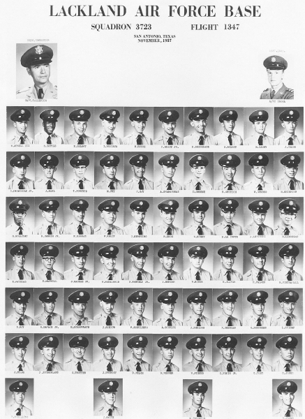 1957,Lackland AFB,Squadron 3723,Flight 1347