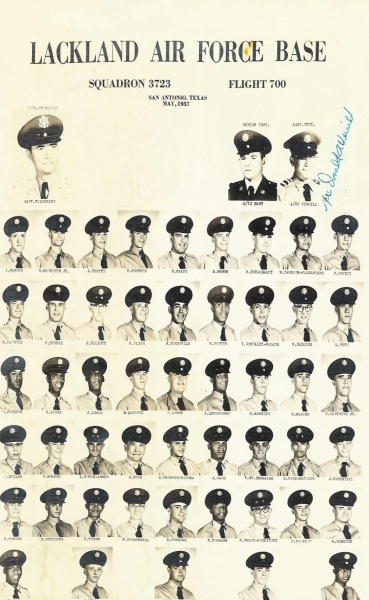 1957,Lackland AFB,Squadron 3723,Flight 700