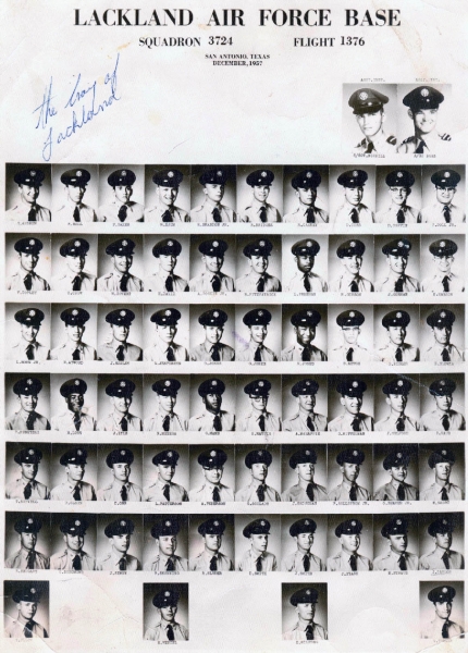 1957,Lackland AFB,Squadron 3724,Flight 1376
