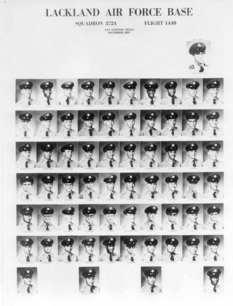 1957,Lackland AFB,Squadron 3724,Flight 1440