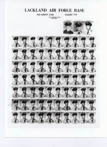 1957,Lackland AFB,Squadron 3724,Flight 779