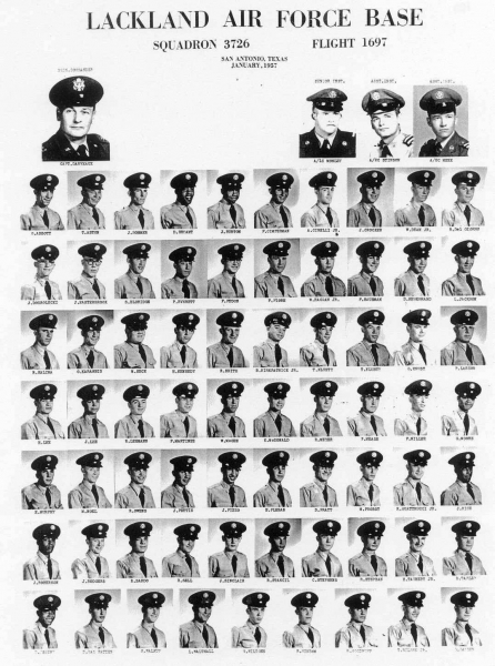 1957,Lackland AFB,Squadron 3726,Flight 1697