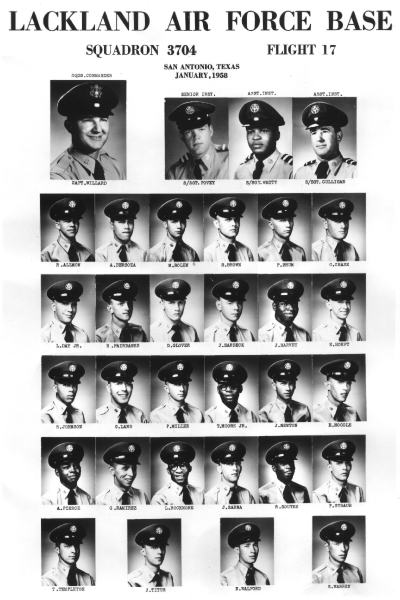 1958,Lackland AFB,Squadron 3704,Flight 17