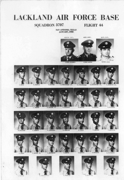 1958,Lackland AFB,Squadron 3707,Flight 44