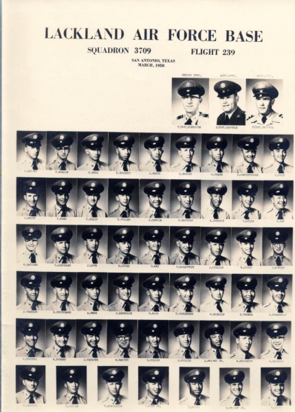 1958,Lackland AFB,Squadron 3709,Flight 239