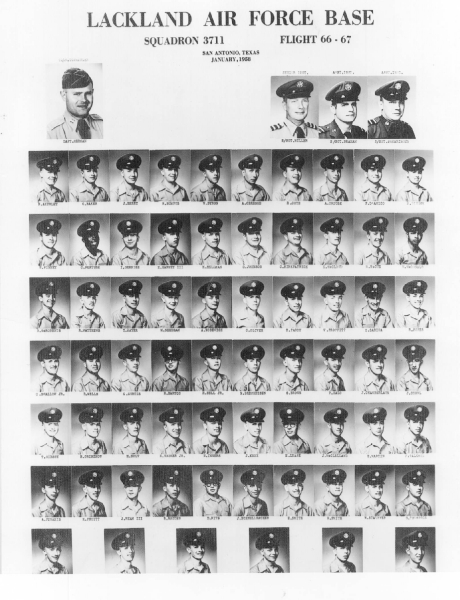 1958,Lackland AFB,Squadron 3711,Flight 66-67