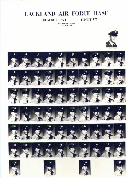 1958,Lackland AFB,Squadron 3724,Flight 175