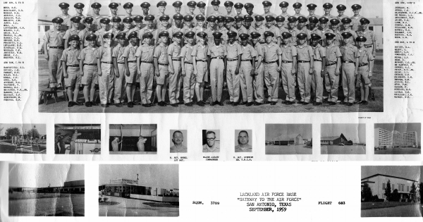 1959,Lackland AFB,Squadron 3709,Flight 683