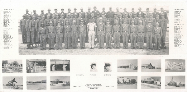 1961,Lackland AFB,Squadron 3711,Flight 1362