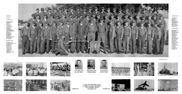1962,LacklandAFB,Squadron 3723, Flight 1161