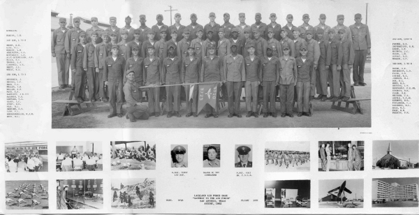 1962,LacklandAFB,Squadron 3725, Flight 1033
