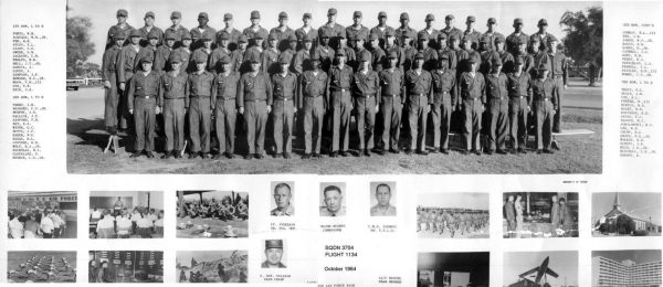1964,LacklandAFB,Squadron 3704, Flight 1134
