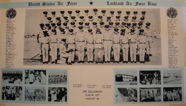 1969,Lackland AFB,Squadron 3707,Flight 1017